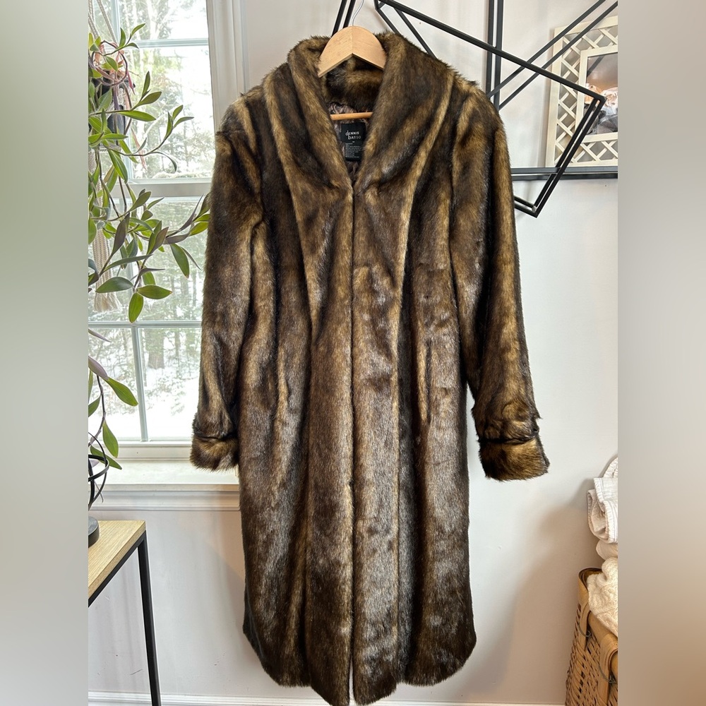 Dennis Basso Faux Fur Coat